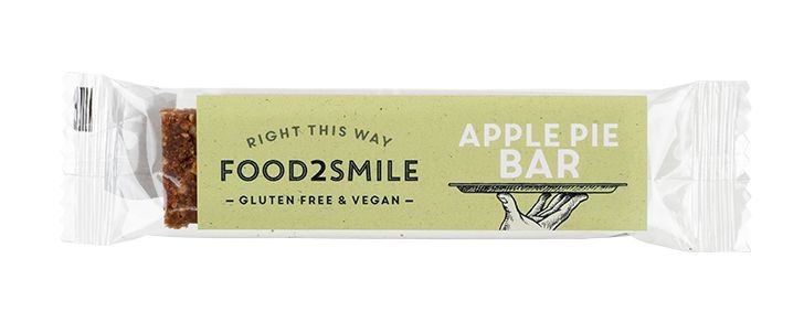 Food2Smile Apfelkuchenriegel glutenfrei laktosefrei (28 gr)