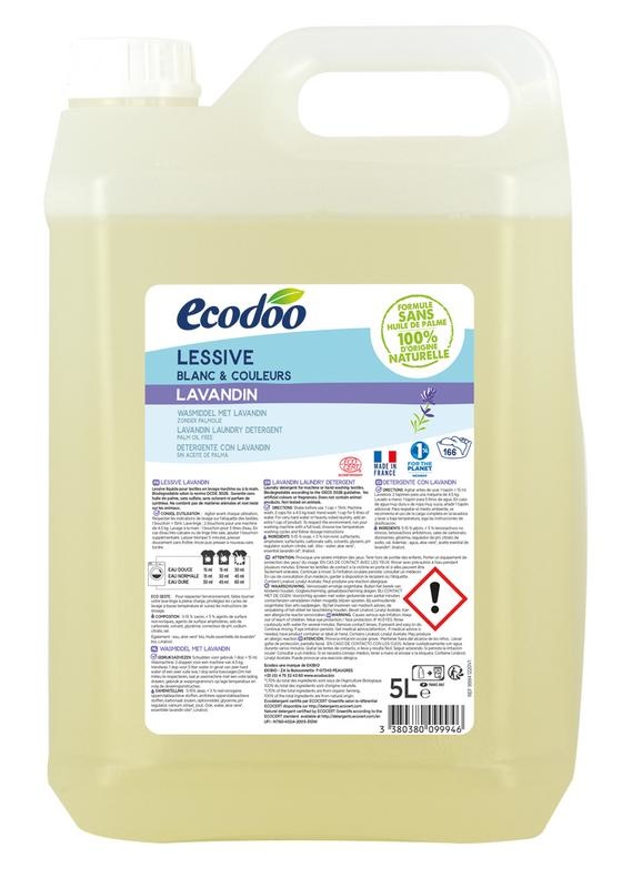 Ecodoo Waschmittel flüssig Lavendel Bio (5 Liter)