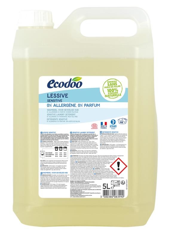 Ecodoo Waschmittel flüssig sensitiv bio (5 Liter)