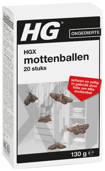 HG HG X Mottenkugeln (130 gr)