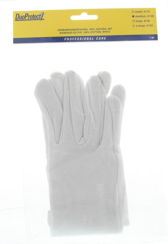 Duoprotect Duoprotect Handschuh Baumwolle mittel (1 Paar)