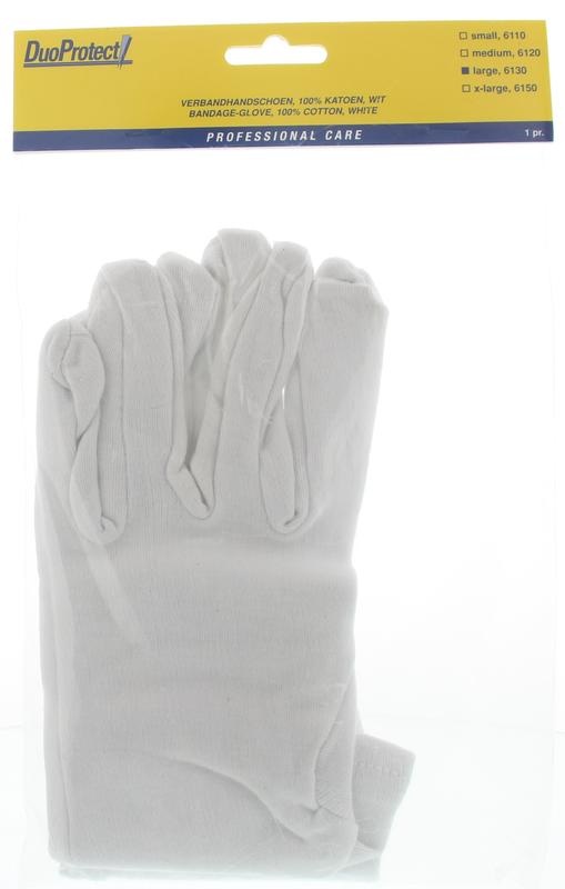 Duoprotect Handschuh Baumwolle groß (1 Paar)