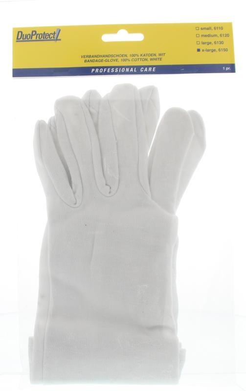 Duoprotect Baumwollhandschuh extra groß (1 Paar)