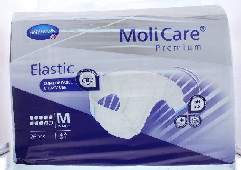 Molicare Premium Gummiband plus M 9 Tropfen (26 Stück)