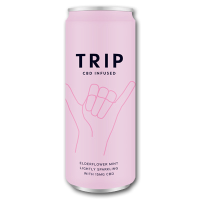 Trip Trip CBD-infundierte Holunderblüten-Minze (250 Ml)