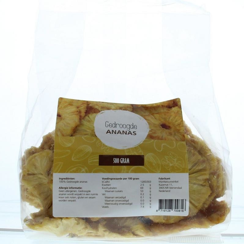 Mijnnatuurwinkel Ananasringe getrocknet (500 gr)