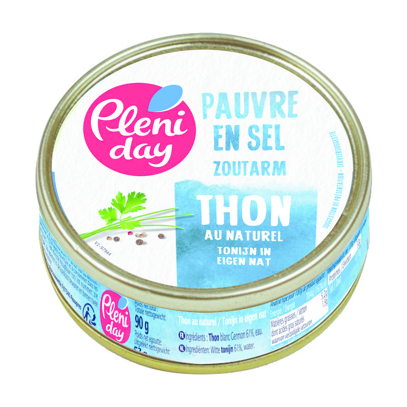 Pleniday Pleniday Thunfisch natur salzarm bio (90 gr)