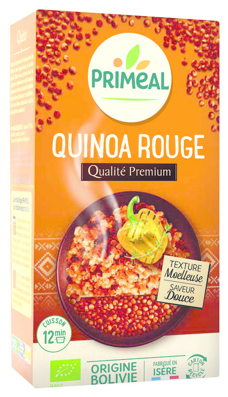 Primeal Quinoa echt rot bio (500 gr)
