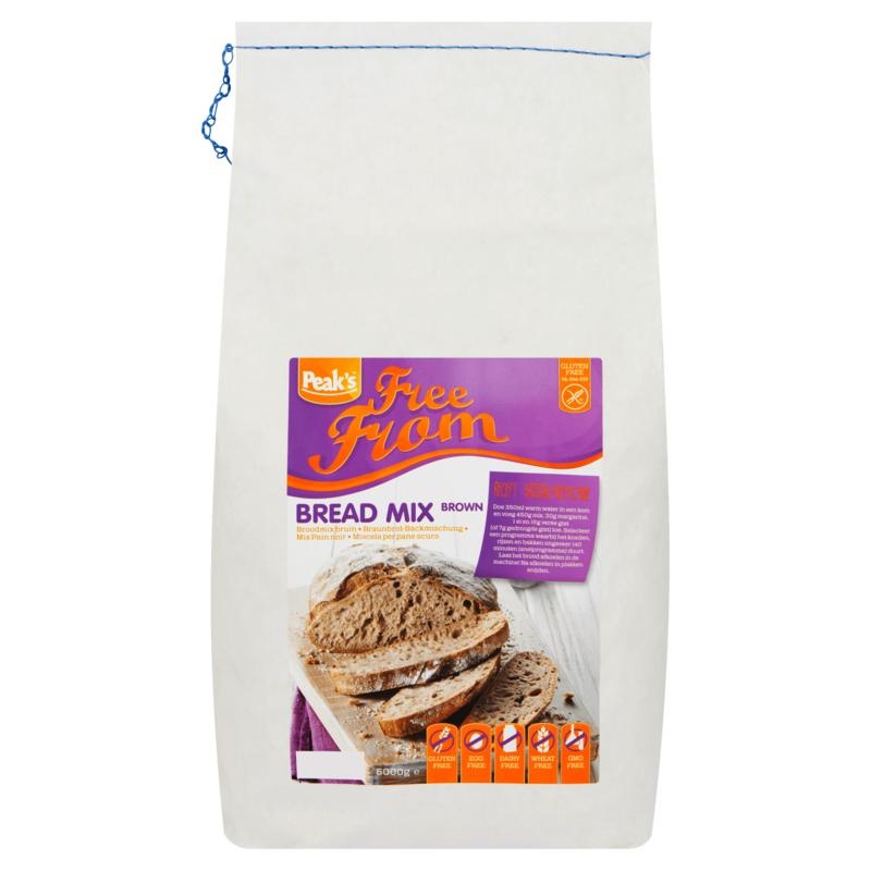 Peak's Peak's Brotbackmischung braun glutenfrei (5 Kilogramm)