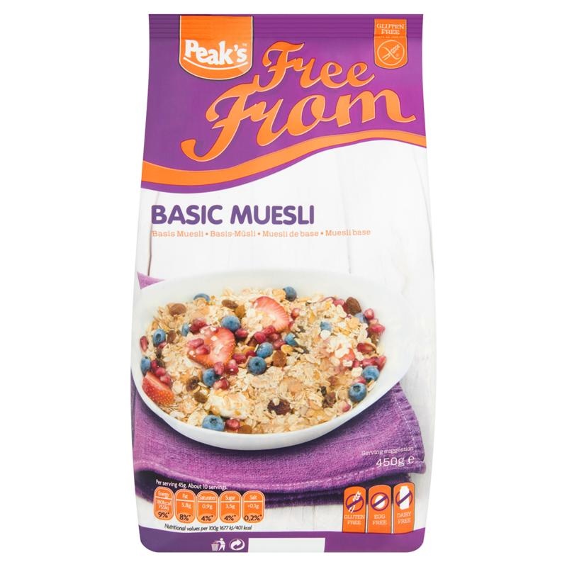 Peak's Peak's Müsli basisch glutenfrei (450 gr)
