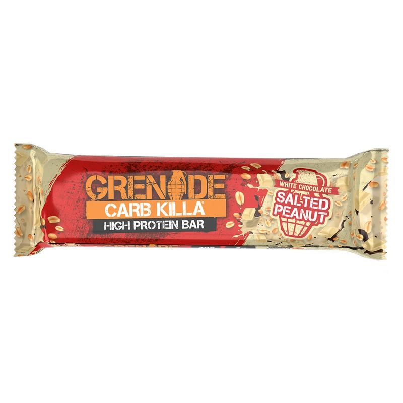 Grenade Riegel mit hohem Proteingehalt, weiße Schokolade, gesalzene Erdnuss (60 gr)