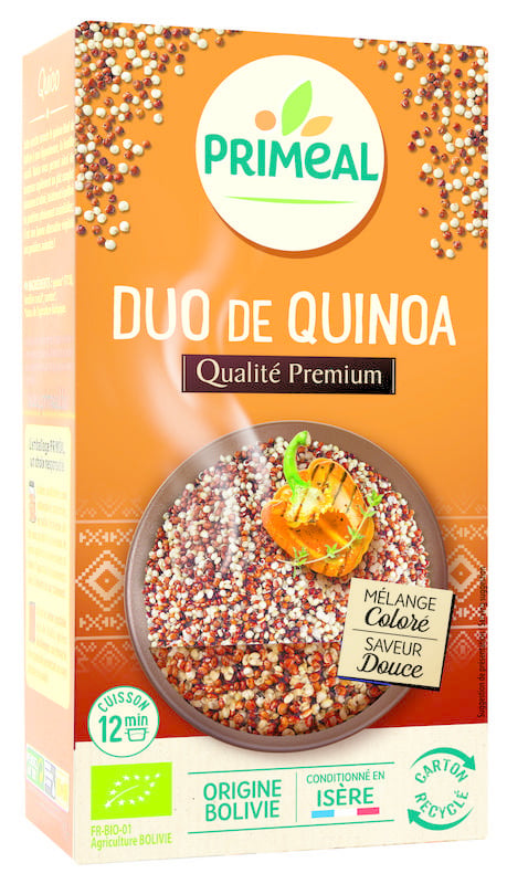 Primeal Quinoa Duo Weiß und Rot Bio (500 gr)