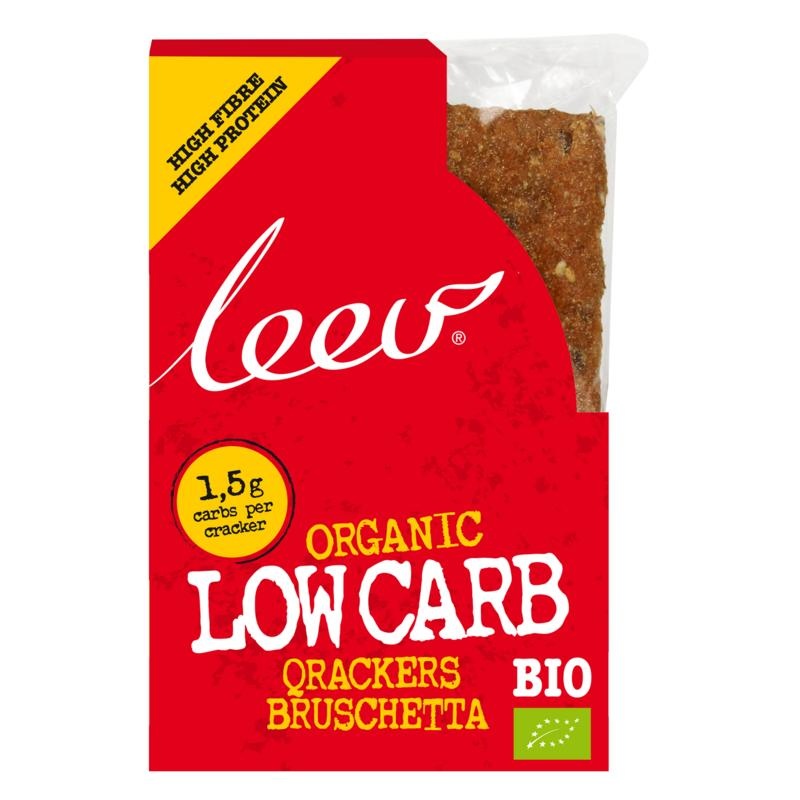 Leev Bio-Qrackers Bruschetta 3 x 2 Stück (6 Stück)