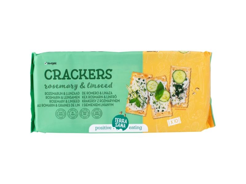 Terrasana Cracker Rosmarin & Leinsamen Bio (250 gr)