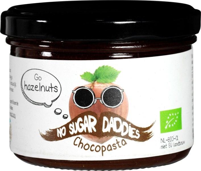 No Sugar Daddies Schokoaufstrich Haselnuss Bio (200 gr)
