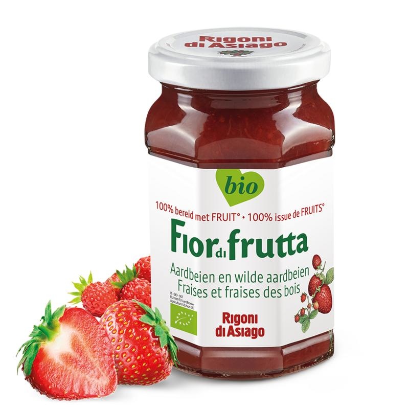 Fiordifrutta Fiordifrutta Erdbeer- & Walderdbeermarmelade (630 gr)