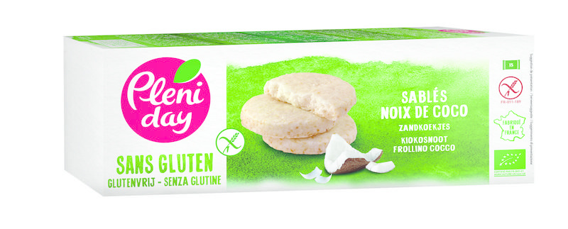 Pleniday Pleniday Shortbread Kokos glutenfrei bio (120 gr)