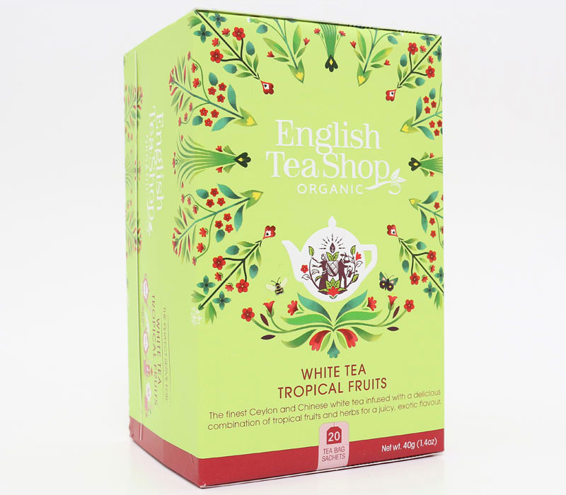 English Tea Shop Weißer Tee tropische Früchte bio (20 Beutel)