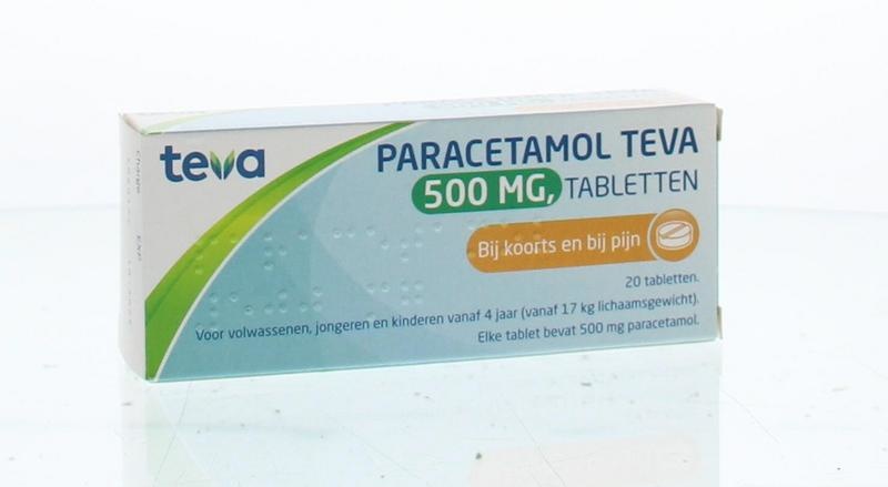 Teva Teva Paracetamol 500 mg (20 Tabletten)