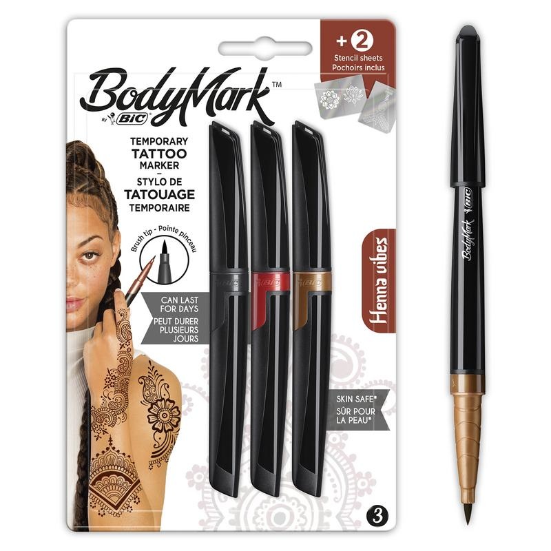 BIC BIC Tattoomarker Henna 3+2 (1 Set)