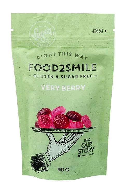Food2Smile Very Berry zuckerfrei Glutenfrei Laktosefrei (90 gr)