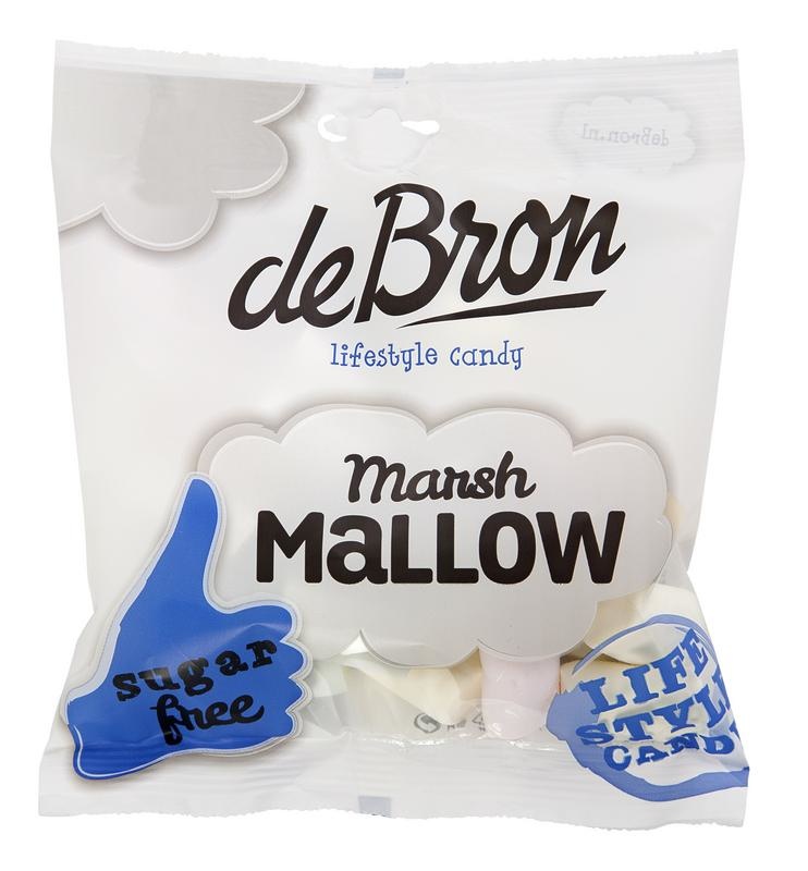 De Bron De Bron Marshmallows zuckerfrei (75 gr)