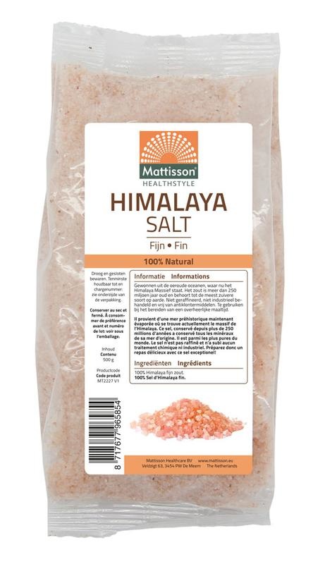 Mattisson Mattisson Himalaya-Salz fein Nachfüllbeutel (500 gr)