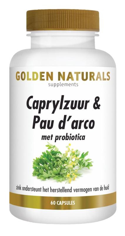 Golden Naturals Golden Naturals Caprylsäure & Pau d'arco mit Probiotika