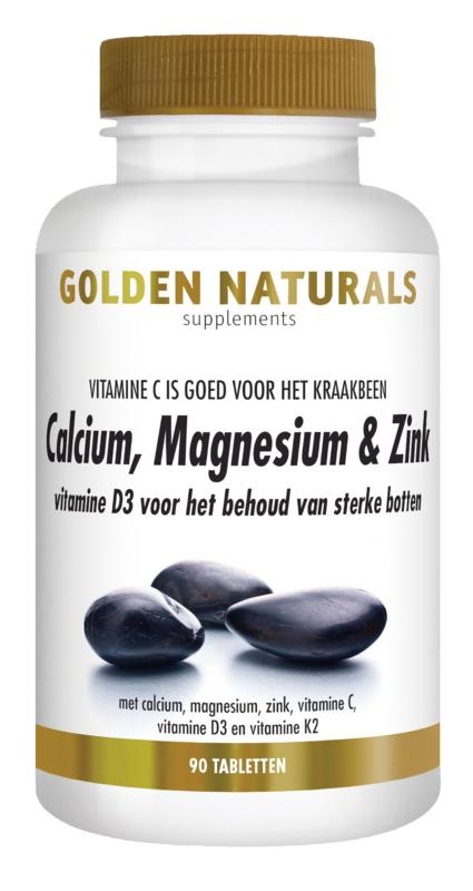 Golden Naturals Golden Naturals Kalzium, Magnesium & Zink