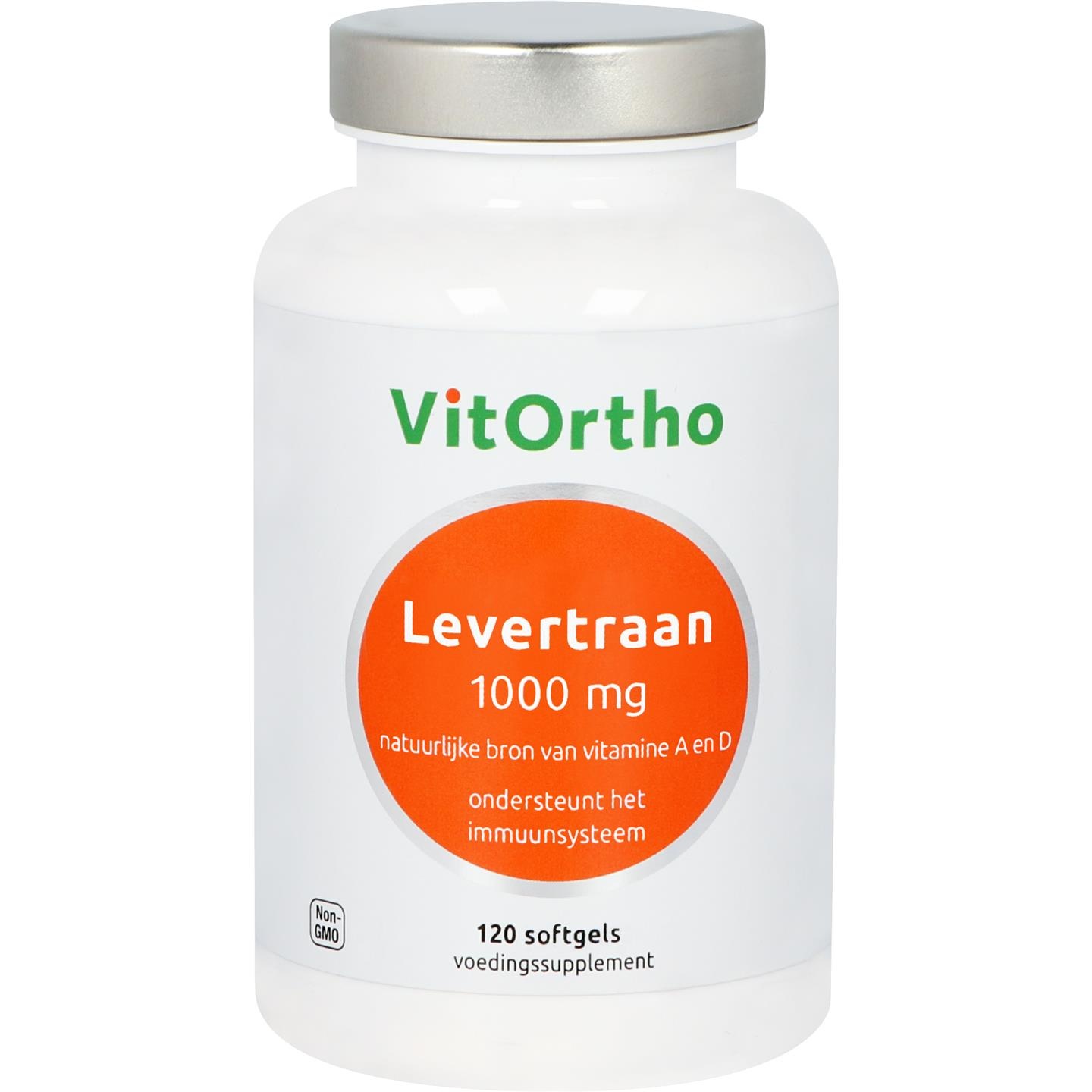 VitOrtho Lebertran 1000 mg (120 Soft Caps)