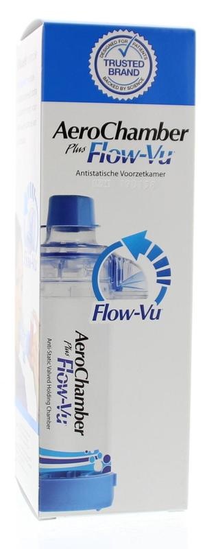 Diversen Aerochamber + flow VU Mundstück blau (1 Stück)
