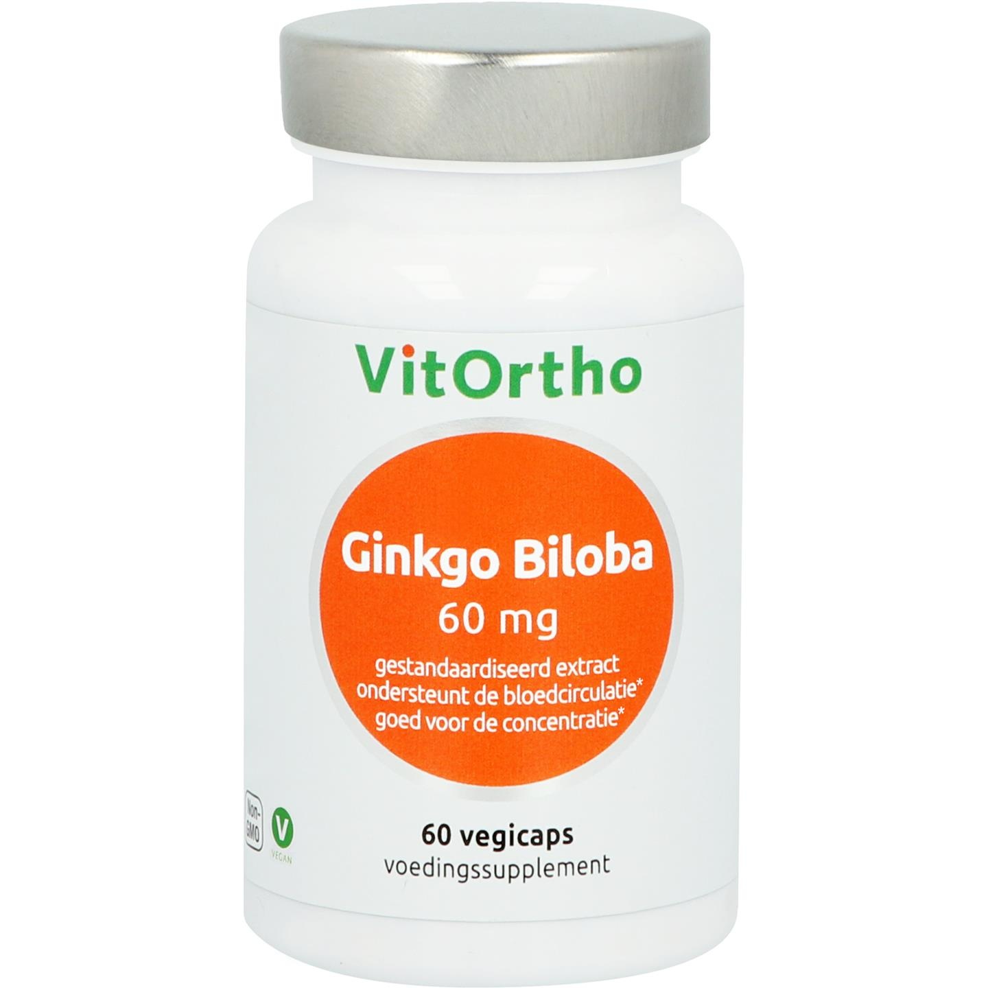 VitOrtho FocusForm Früher Ginkgo Biloba (60 VCaps)