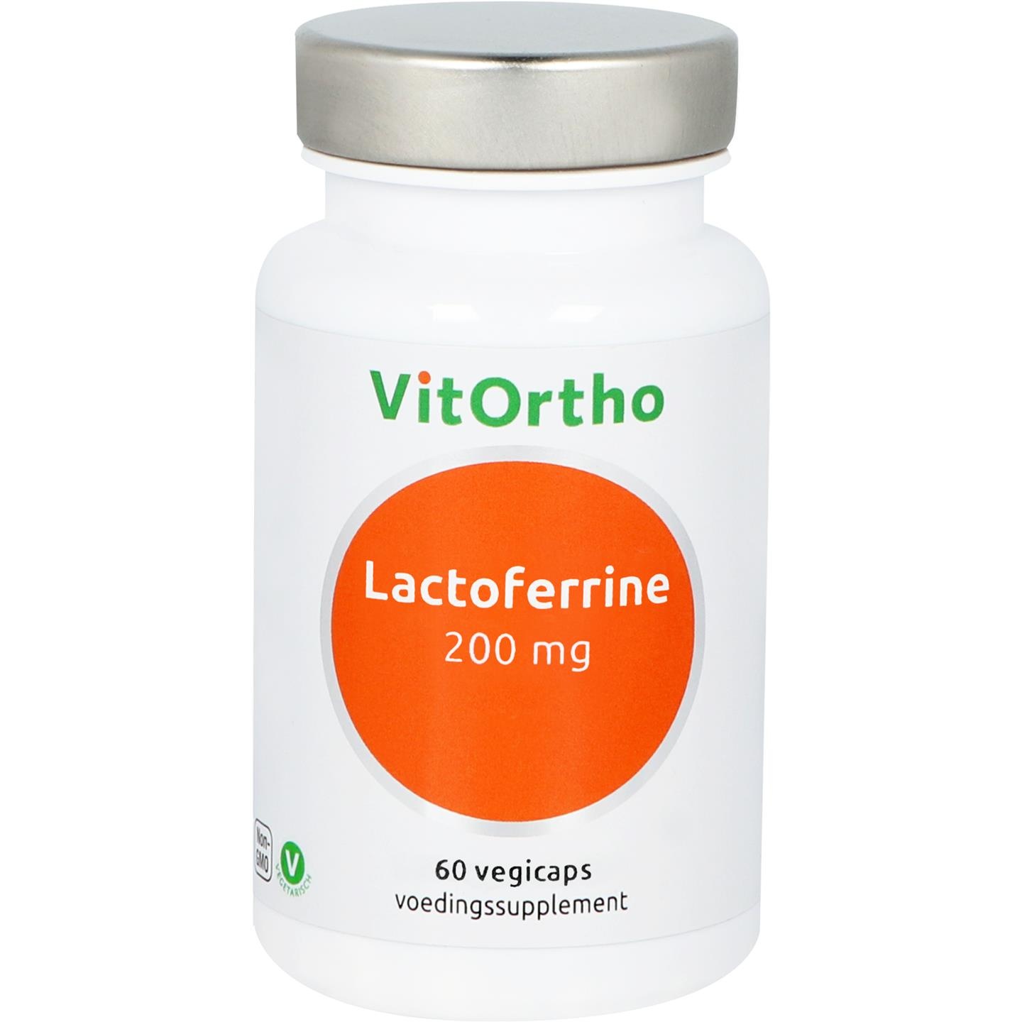 VitOrtho Lactoferrin 200 mg (60 VCaps)