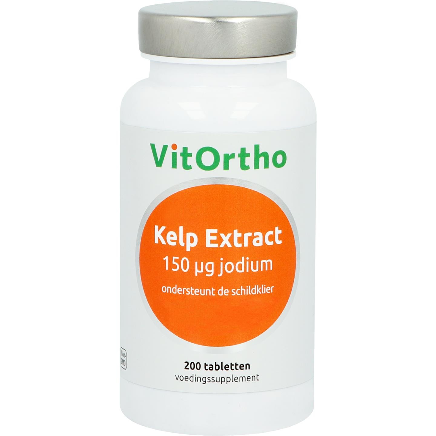 Vitortho VitOrtho Kelp-Extrakt - 150 mcg Jod (200 Tabletten)