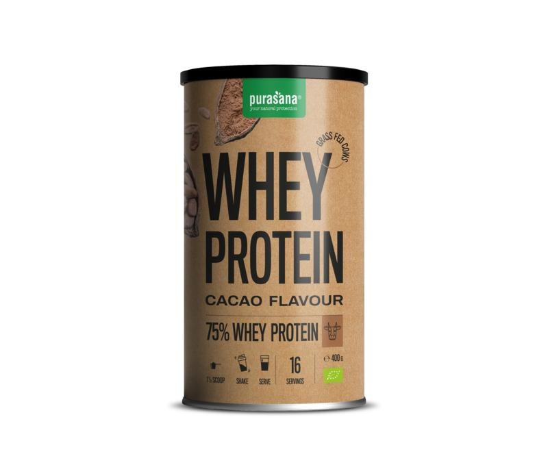 Purasana Whey Protein Kakao Bio (400 gr)