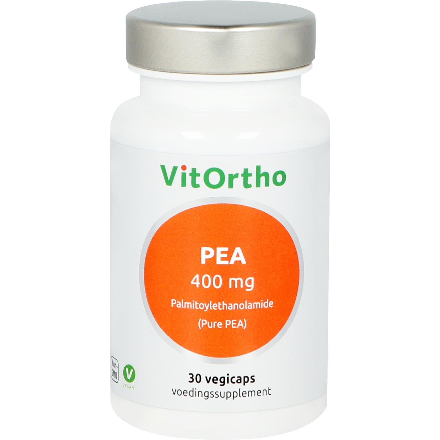 Vitortho VitOrtho PEA 400 mg Palmitoylethanolamid (30 vegetarische Kapseln)