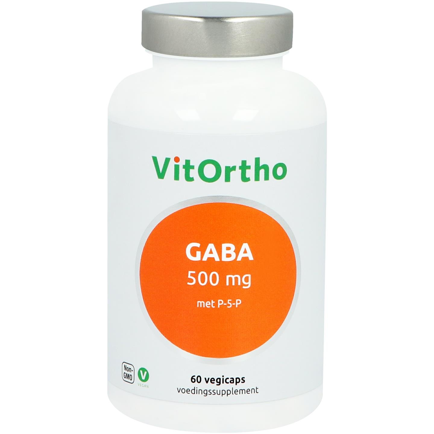 Vitortho VitOrtho GABA 500 mg (60 vegetarische Kapseln)