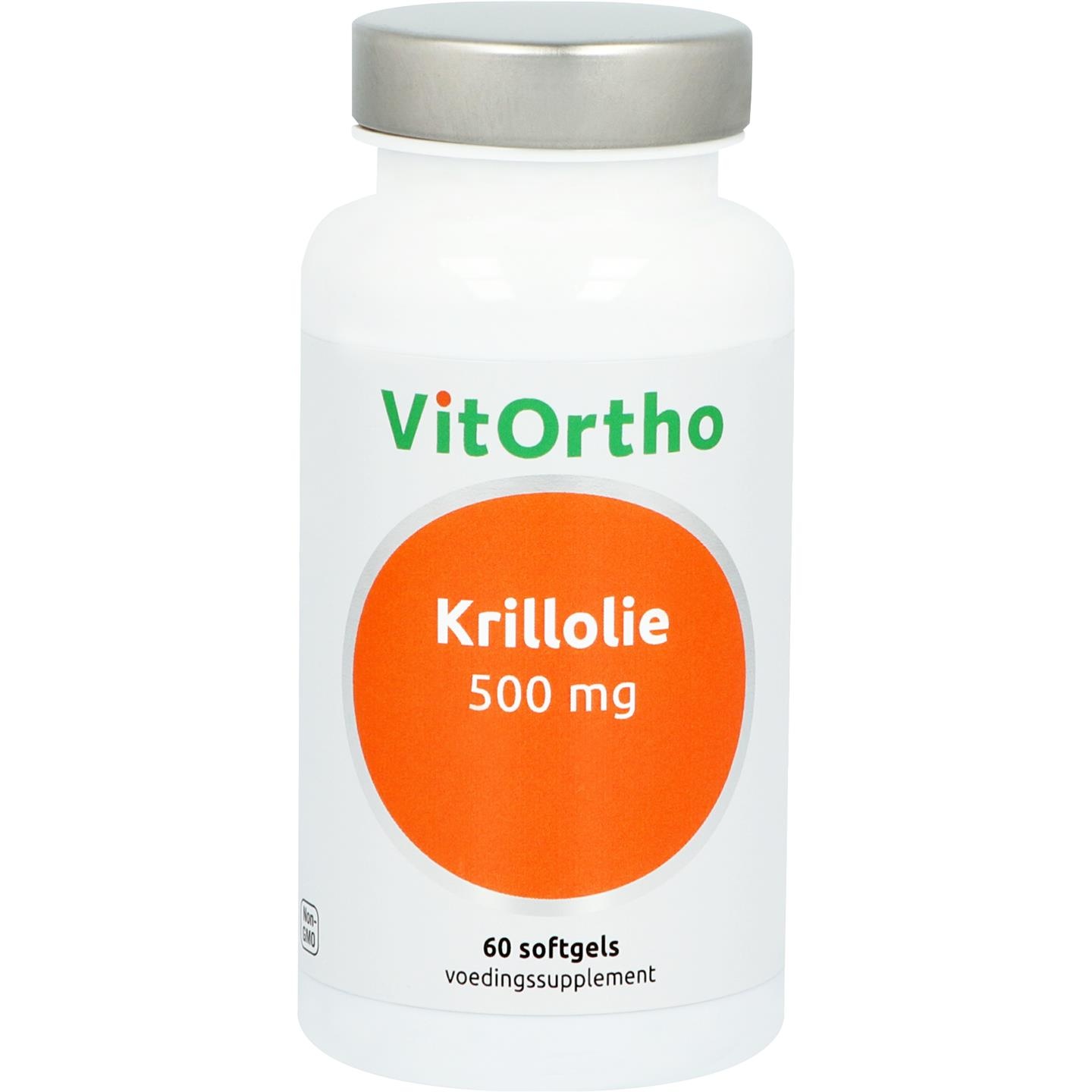 Vitortho VitOrtho Krillöl 500 mg (60 Weichkapseln)