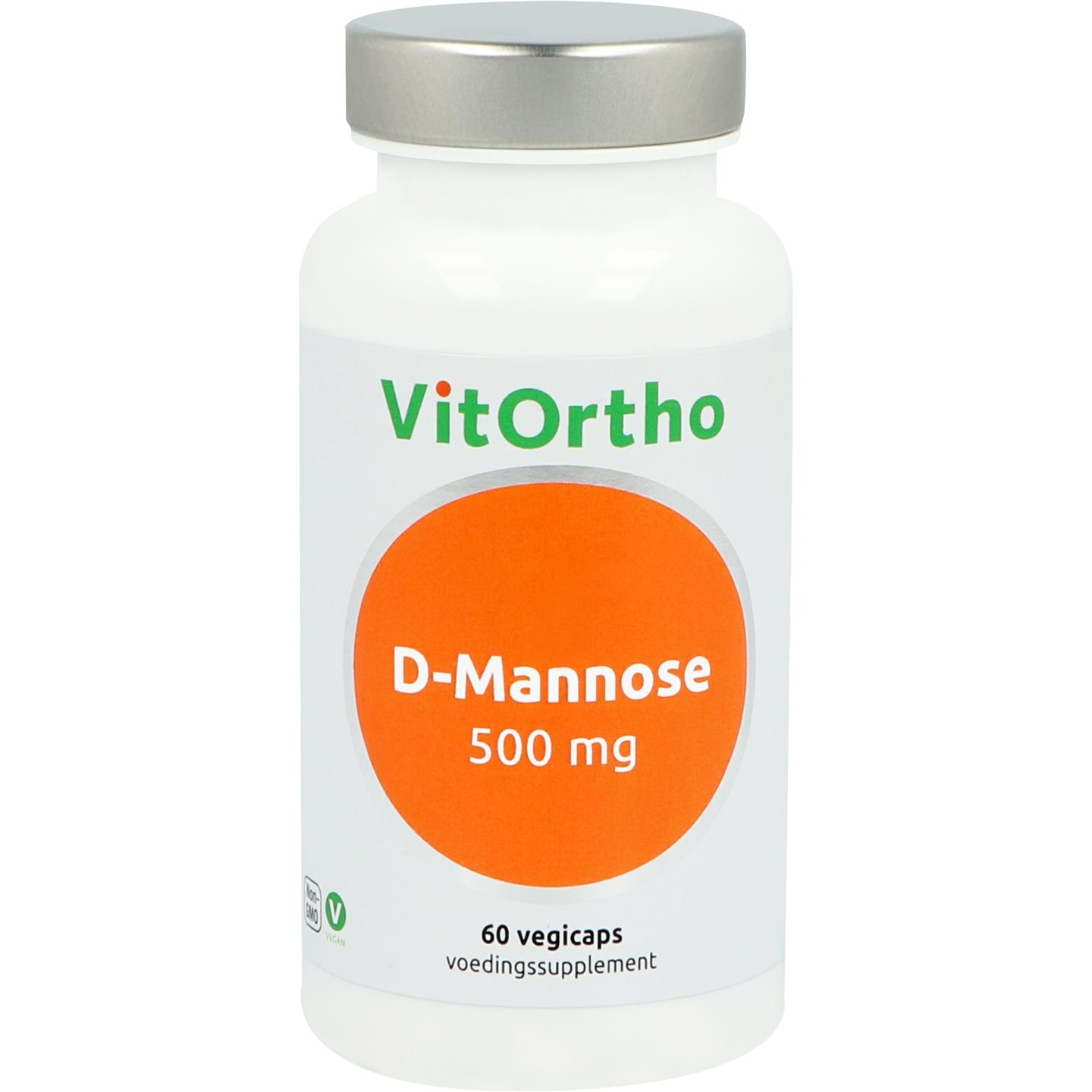 Vitortho VitOrtho D-Mannose 500 mg (60 vegetarische Kapseln)