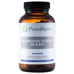 Proviform Magnesiumtaurat B6 & B12 (100 Vegetarische Kapseln)