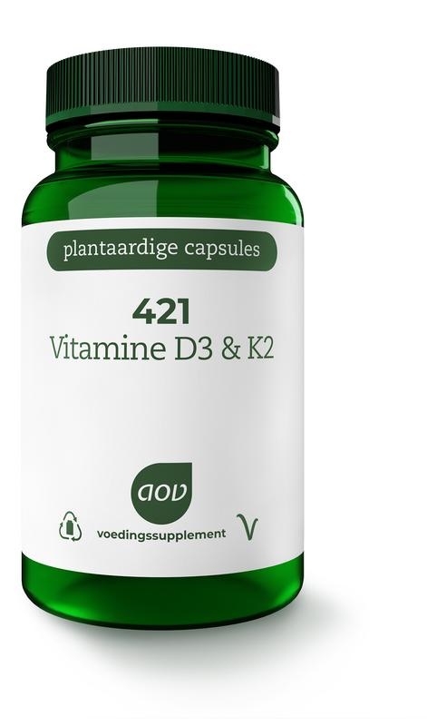 AOV AOV 421 Vitamin D3 & K2 (60 vegetarische Kapseln)
