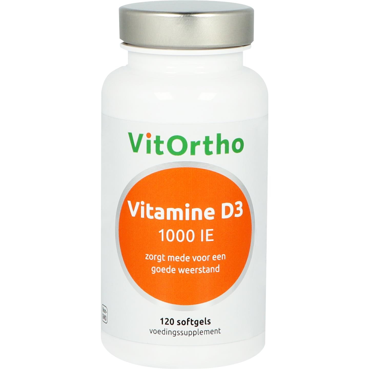 Vitortho VitOrtho Vitamin D3 1000 IE (120 Weichkapseln)
