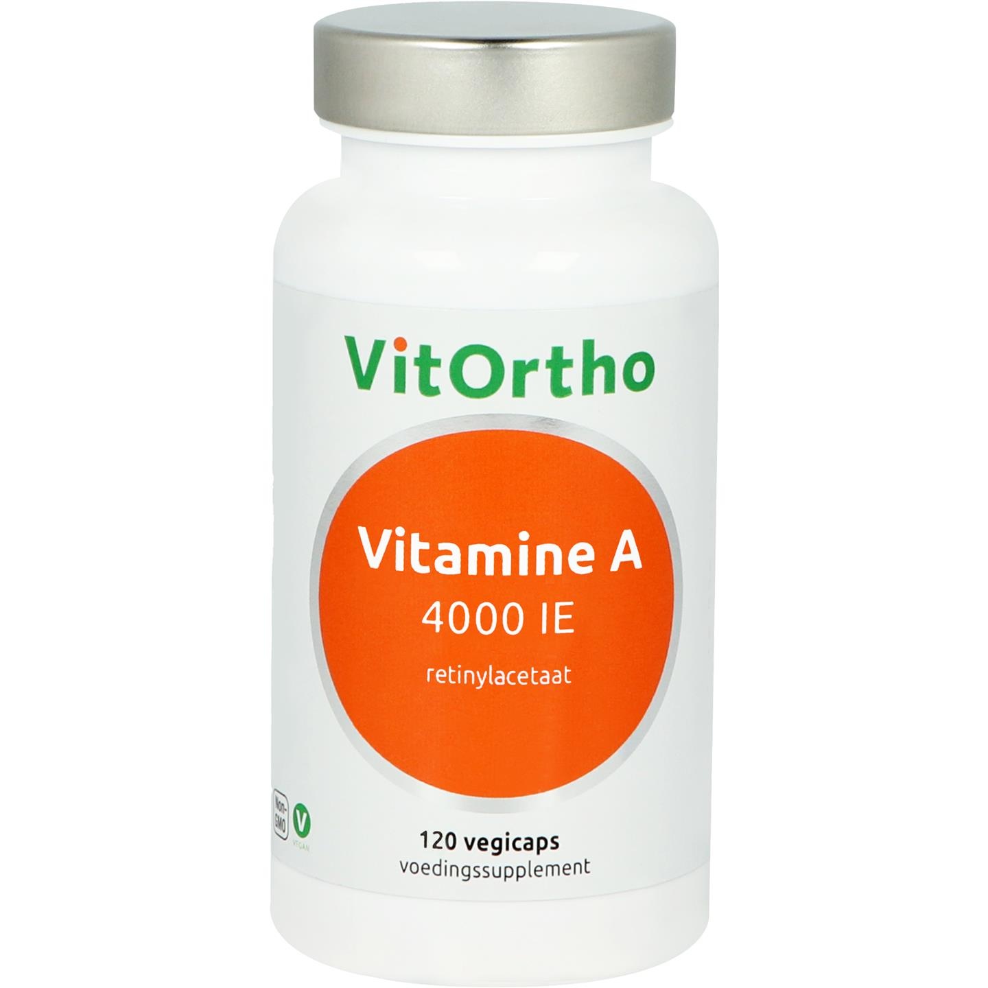VitOrtho Vitamin A 4000IE (120 VCaps)