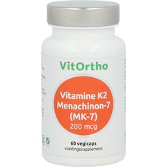 VitOrtho Vitamin K2 Menachinon 7 200 mcg (60 vegetarische Kapseln)