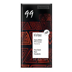 Vivani Schokolade pur delikat 99% Panama Bio (80 gr)