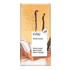 Vivani Schokolade weiße Vanille Bio (80 gr)