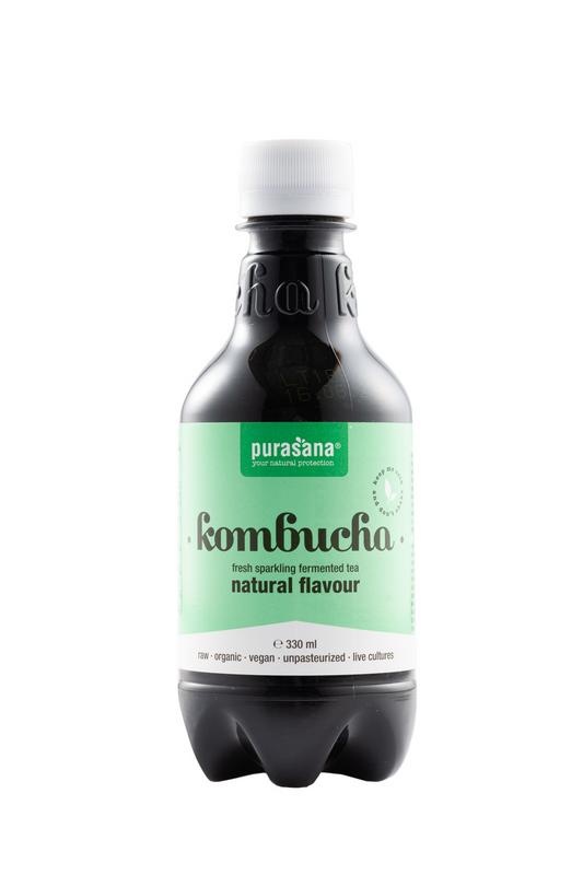 Purasana Kombucha-Getränk natur (330 Ml)