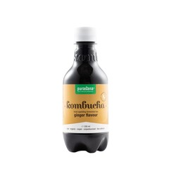 Purasana Kombucha-Getränk Ingwer (330 ml)