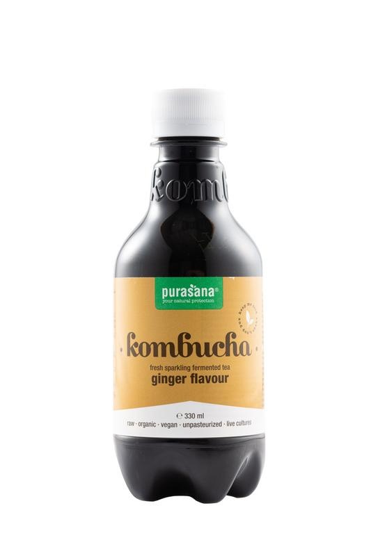 Purasana Purasana Kombucha-Getränk Ingwer (330 ml)