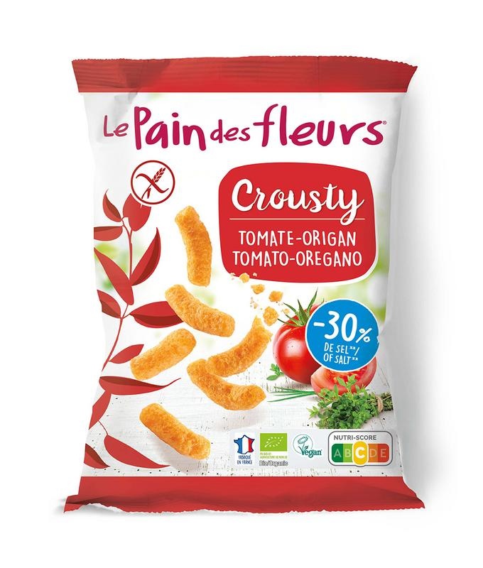 Pain Des Fleurs Chips geröstete Tomaten-Basilikum Bio (75 gr)